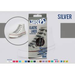shoeps srebrne silver sznurówki