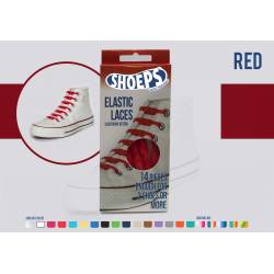 shoeps czerwone red sznurówki